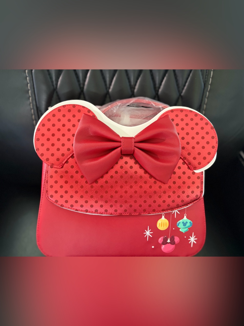 Minnie Mouse Exclusive Holiday Ornaments Crossbody Bag Disney Parks